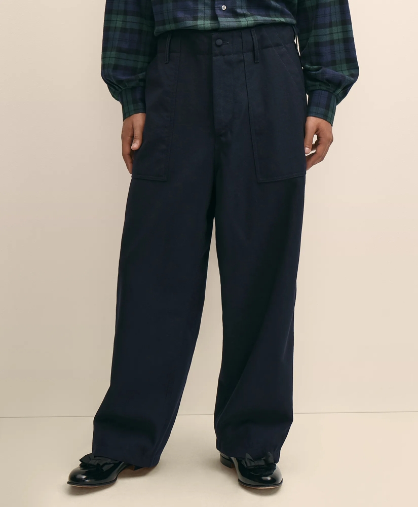 Brooks Brothers X Engineered Garments Cotton Sateen Fatigue Dress Pants, image 2