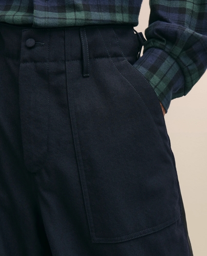 Brooks Brothers X Engineered Garments Cotton Sateen Fatigue Dress Pants, image 3