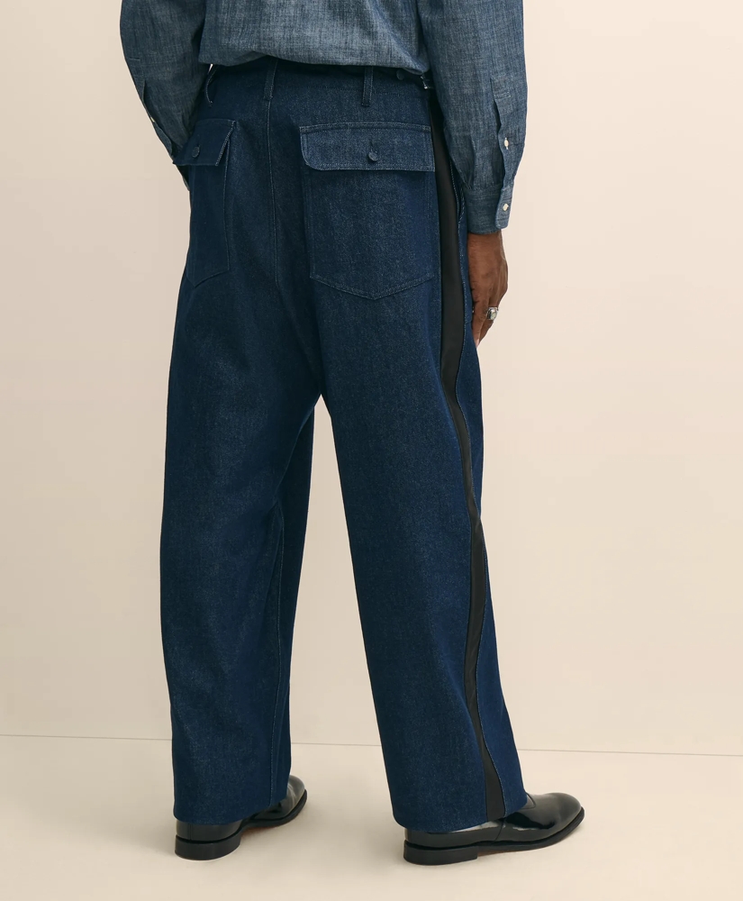 Brooks Brothers X Engineered Garments Cotton Denim Fatigue Dress Pants, image 4