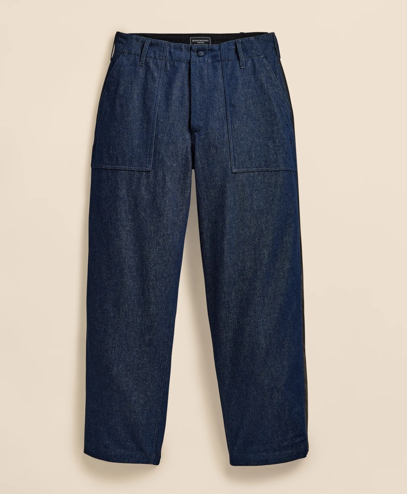 Brooks Brothers X Engineered Garments Cotton Denim Fatigue Dress Pants, image 6