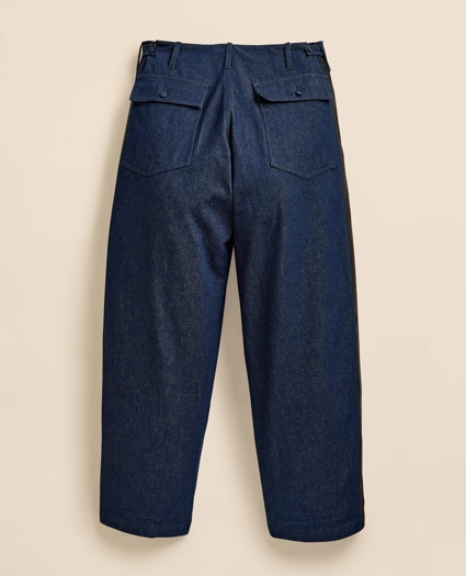 Brooks Brothers X Engineered Garments Cotton Denim Fatigue Dress Pants, image 7
