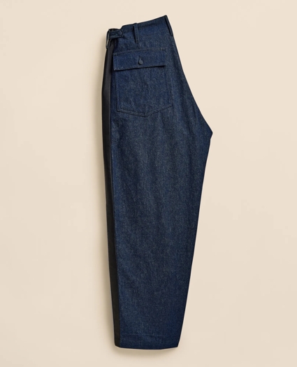 Brooks Brothers X Engineered Garments Cotton Denim Fatigue Dress Pants, image 9