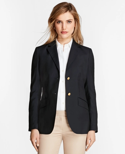 Petite Two-Button Wool Blazer, image 1
