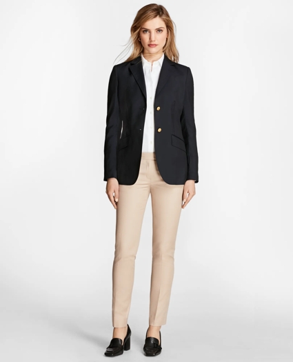 Petite Two-Button Wool Blazer, image 2