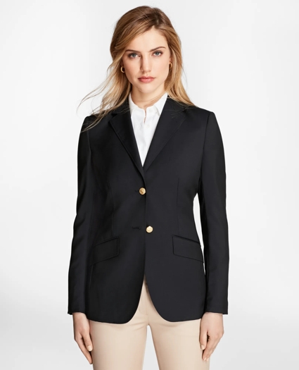 Petite Two-Button Wool Blazer, image 3