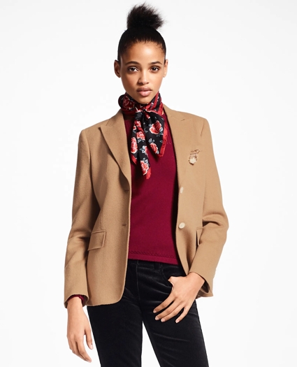 Petite Camel Hair Jacket, image 1
