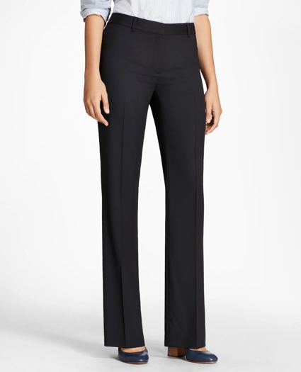 Petite Wool Wide-Leg Pants, image 1
