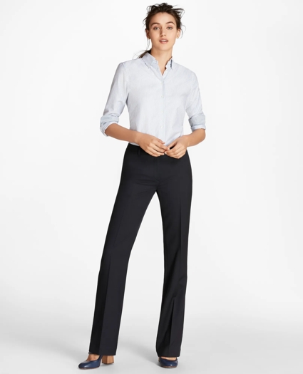 Petite Wool Wide-Leg Pants, image 3