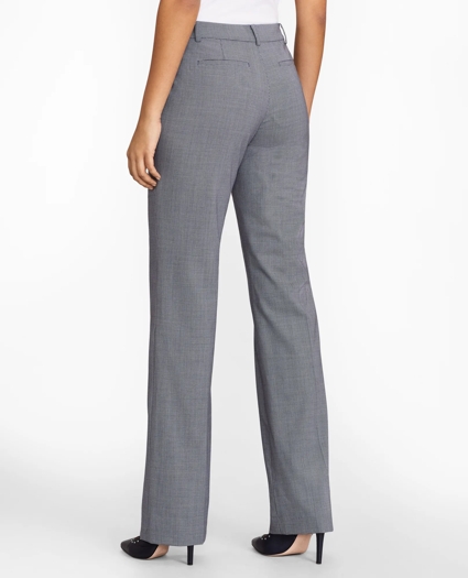 Petite Houndstooth BrooksCool® Merino Wool Pants, image 3