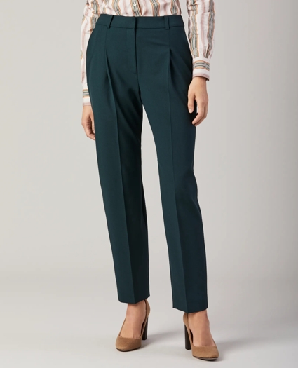Petite Stretch Wool Pants, image 1