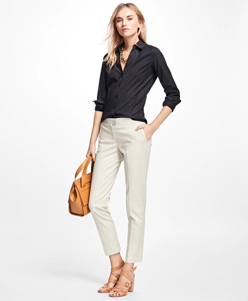 Petite Non-Iron Fitted Dress Shirt, image 2