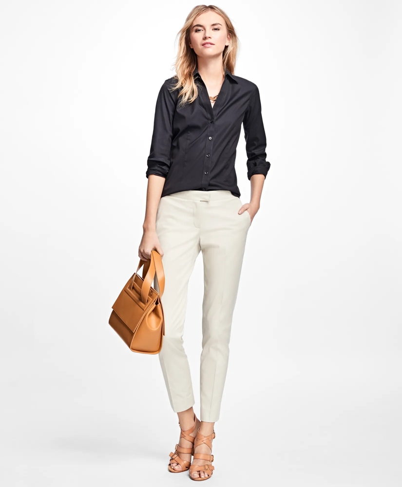 Petite Non-Iron Fitted Dress Shirt, image 5