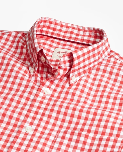 Gingham Broadcloth Sport Shirt, image 2