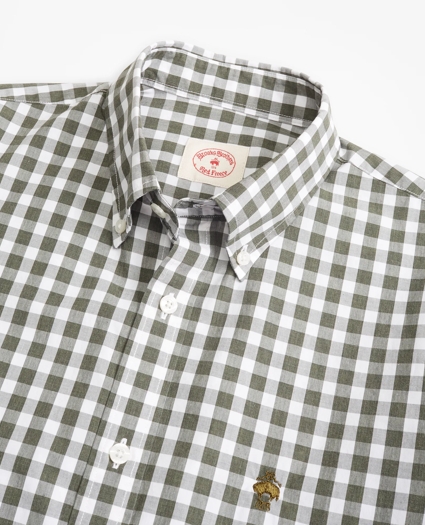 Gingham Broadcloth Sport Shirt, image 2