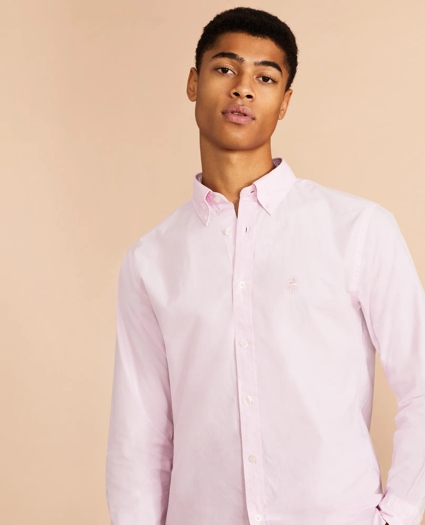 Garment-Dyed Broadcloth Sport Shirt, image 1