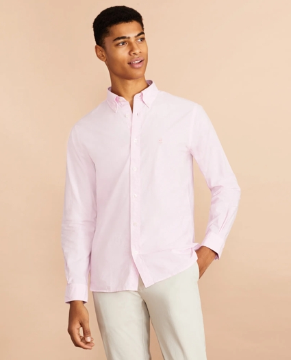 Garment-Dyed Broadcloth Sport Shirt, image 2