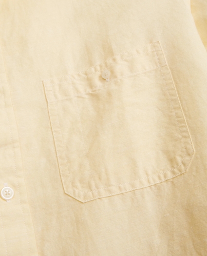 Linen-Cotton Chambray Sport Shirt, image 4