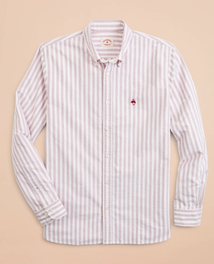 Striped Cotton Oxford Sport Shirt, image 3