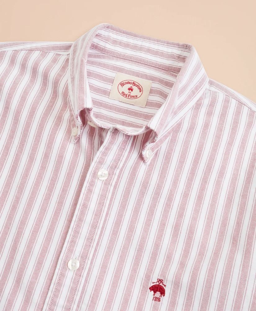 Striped Cotton Oxford Sport Shirt, image 4