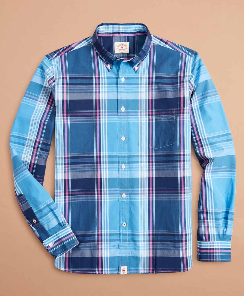 Plaid Cotton Broadcloth Shirt, image 4