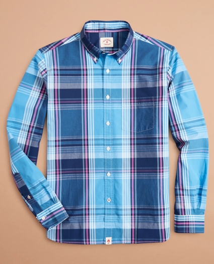 Plaid Cotton Broadcloth Shirt, image 4