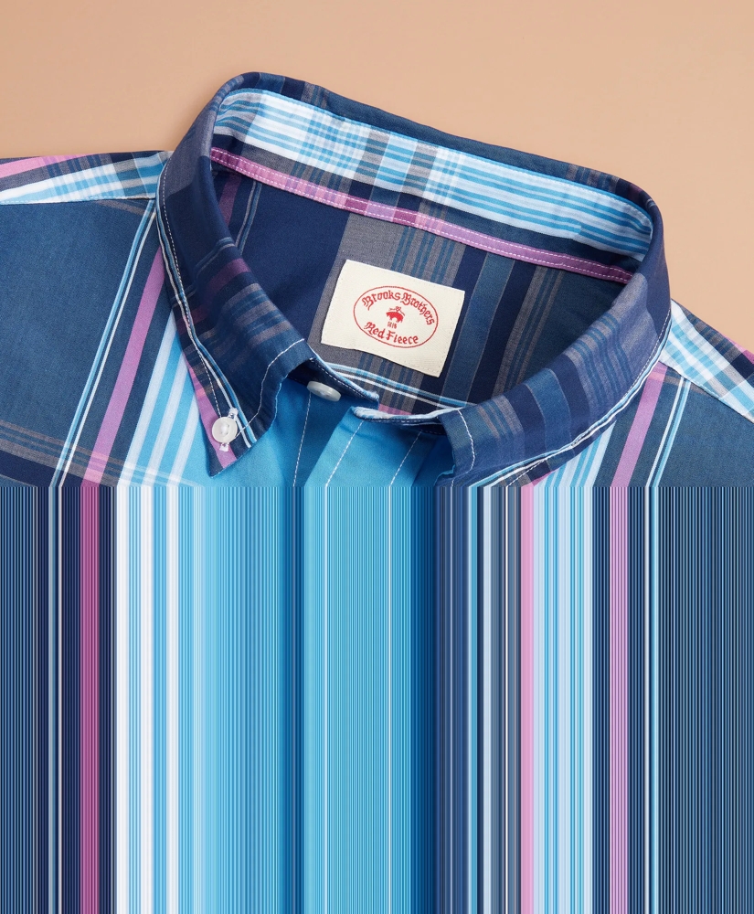 Plaid Cotton Broadcloth Shirt, image 5