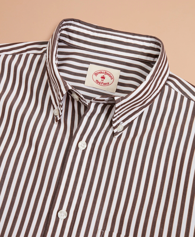 Striped Cotton Broadcloth Shirt Striped Cotton Broadcloth Shirt