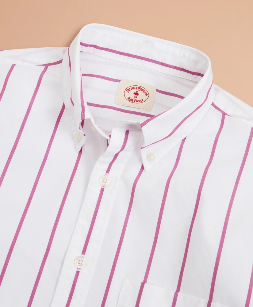 Striped Cotton Broadcloth Shirt, image 4