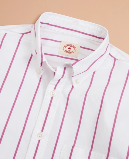 Striped Cotton Broadcloth Shirt, image 4