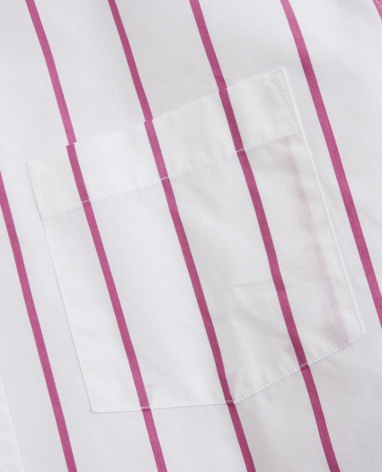 Striped Cotton Broadcloth Shirt, image 5