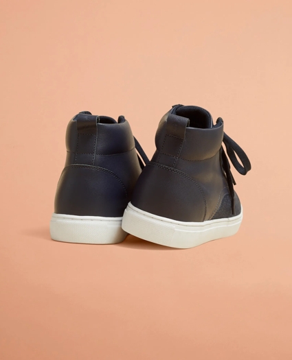 High-Top Denim Sneakers, image 2