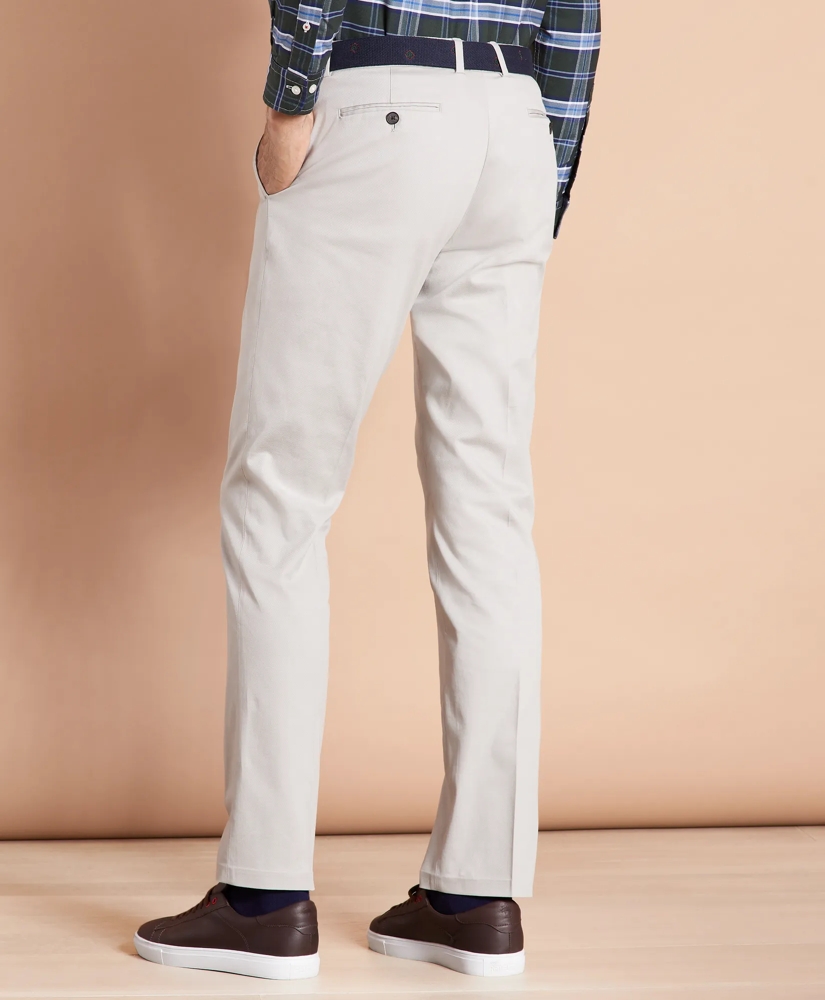 Stretch Cotton Twill Trousers, image 2