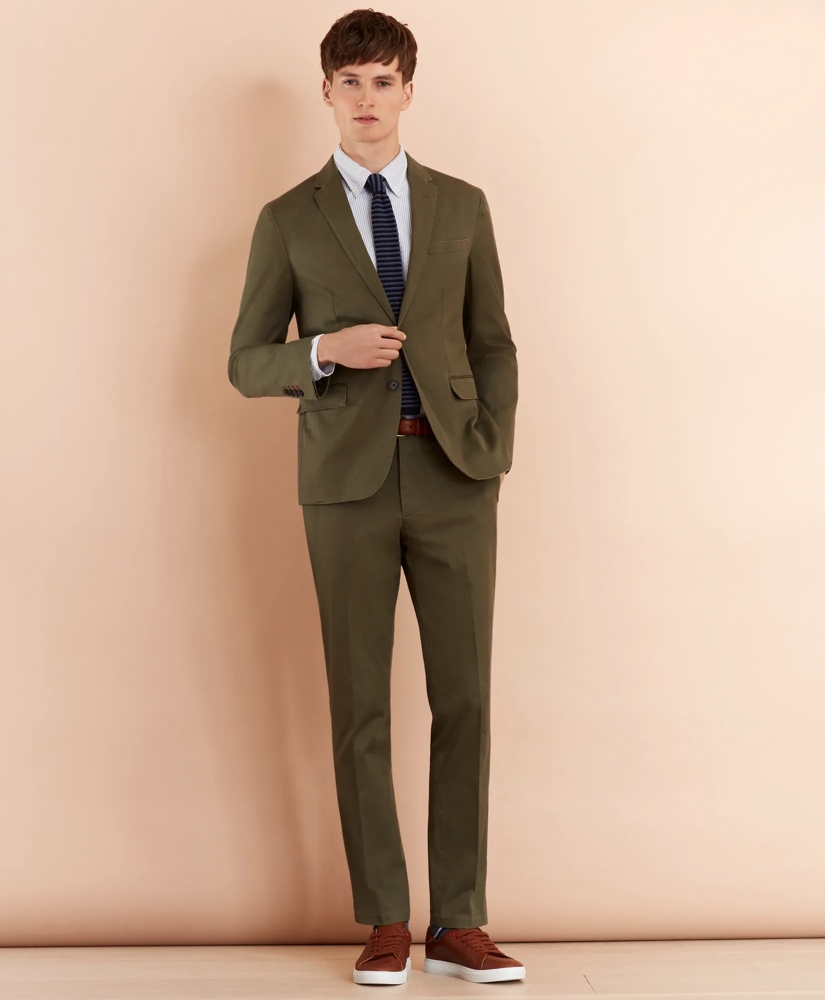 Stretch Cotton Twill Trousers, image 2