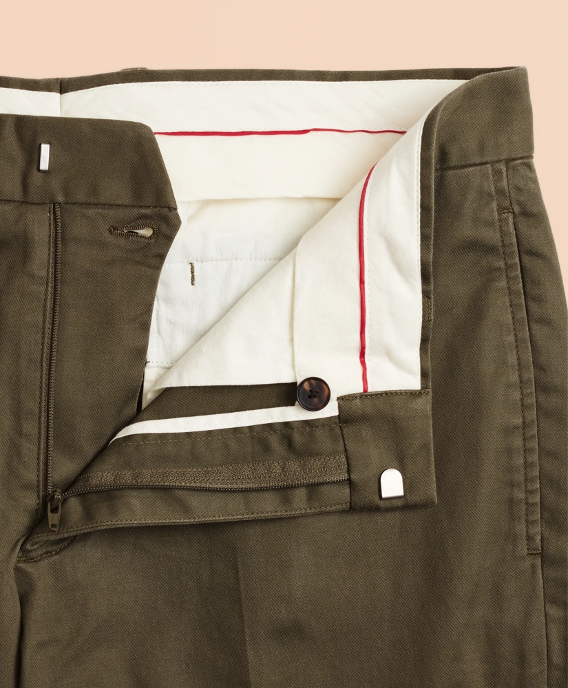 Stretch Cotton Twill Trousers, image 4