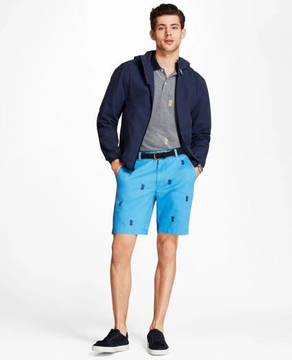 Water-Repellent Seersucker Windbreaker, image 1