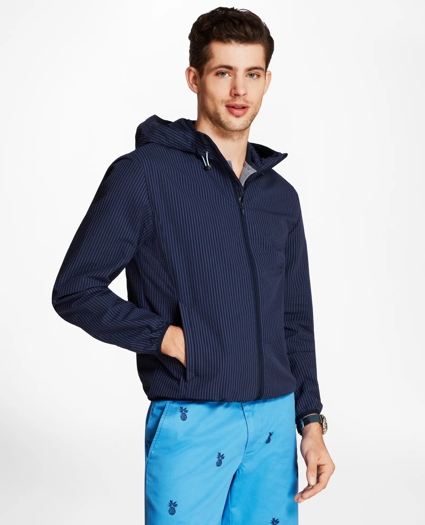 Water-Repellent Seersucker Windbreaker, image 2