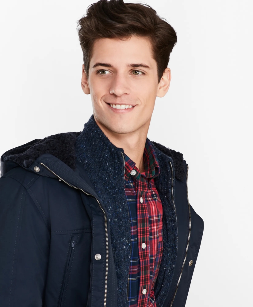 Sherpa-Lined Water-Repellent Parka, image 2