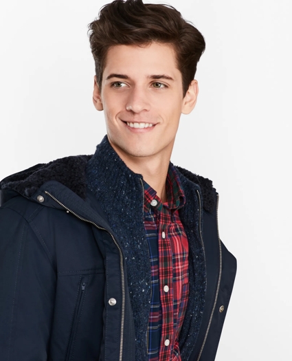 Sherpa-Lined Water-Repellent Parka, image 2