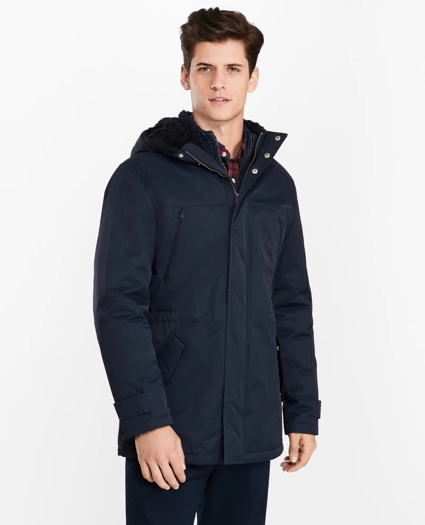 Sherpa-Lined Water-Repellent Parka, image 3