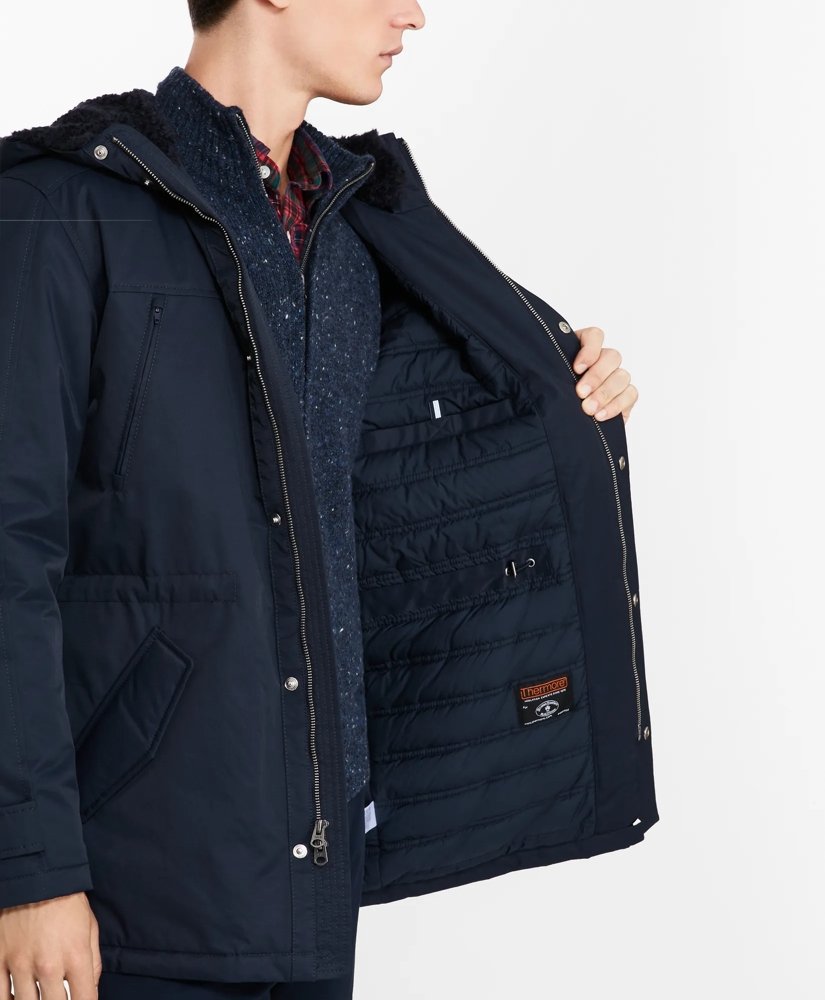 Sherpa-Lined Water-Repellent Parka, image 4
