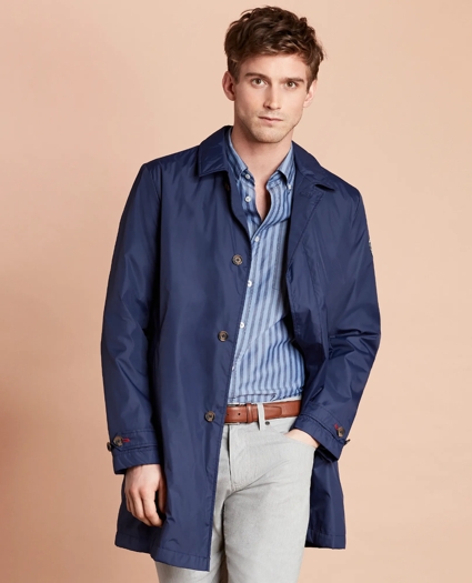 Water-Repellent Packable Trench Coat, image 1