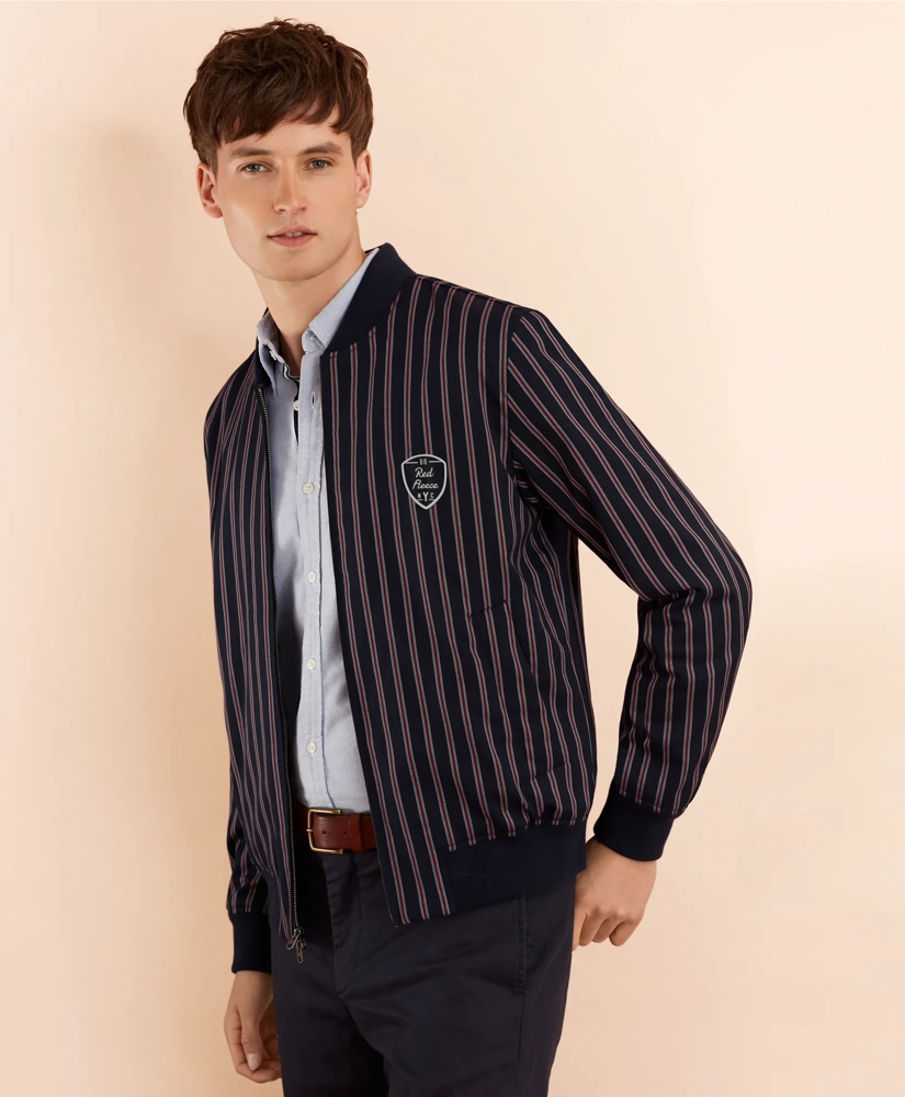 Striped Bomber Jacket, image 1