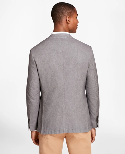 Heathered Stretch Cotton Twill Sport Coat, image 3