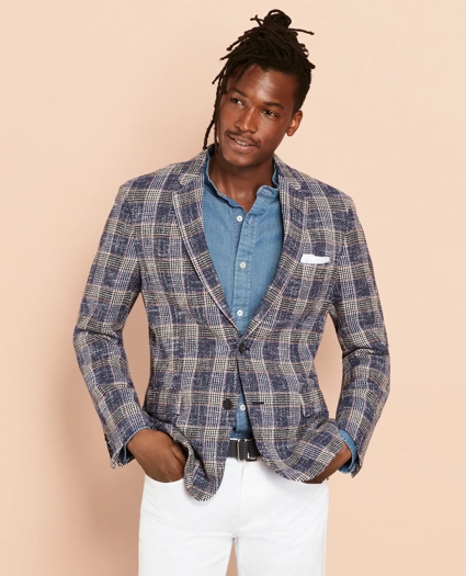 Plaid Dobby Sport Coat, image 1