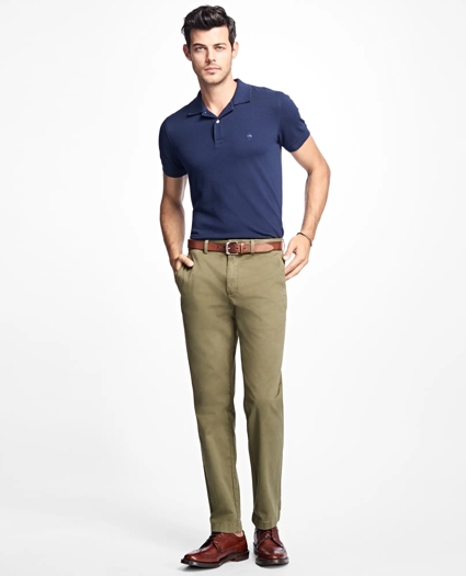 Garment-Dyed Stretch Chinos, image 2