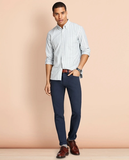 Slim-Fit Garment-Dyed Jeans, image 2