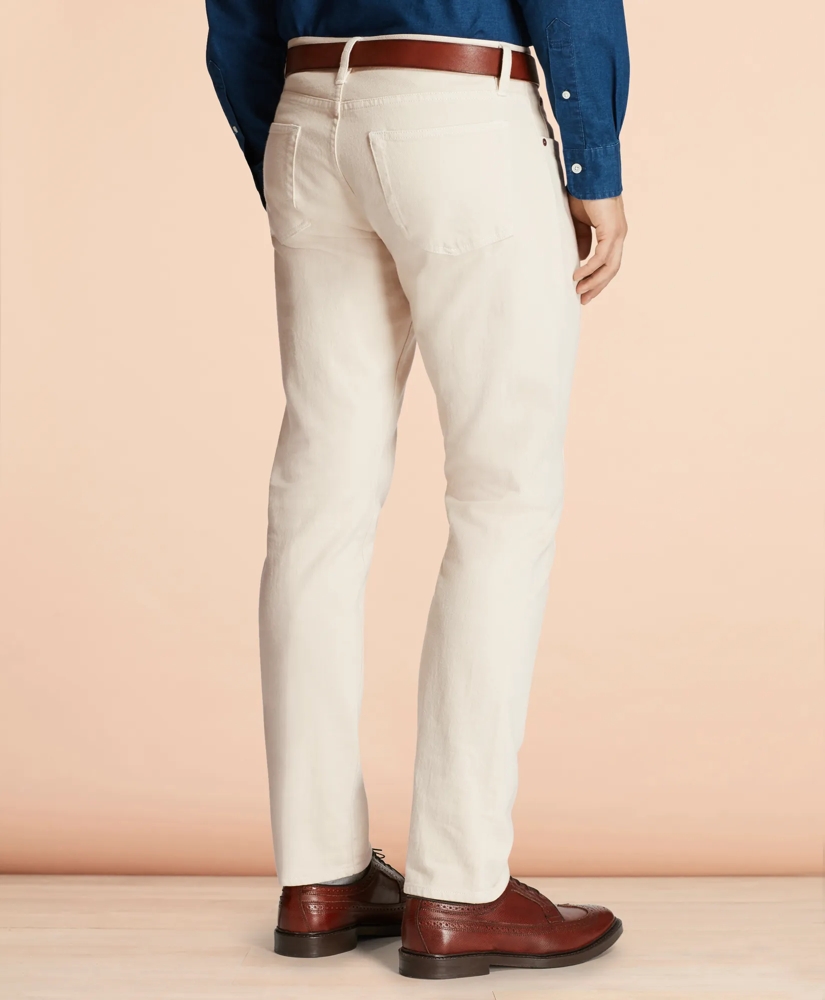 Slim-Fit Garment-Dyed Jeans, image 3