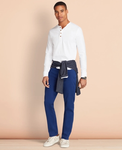 Garment-Dyed Stretch Chinos, image 2