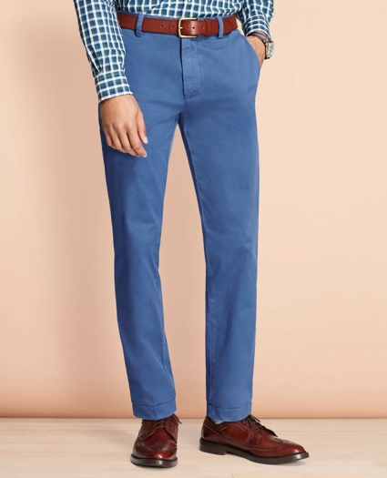 Garment-Dyed Stretch Chinos, image 1