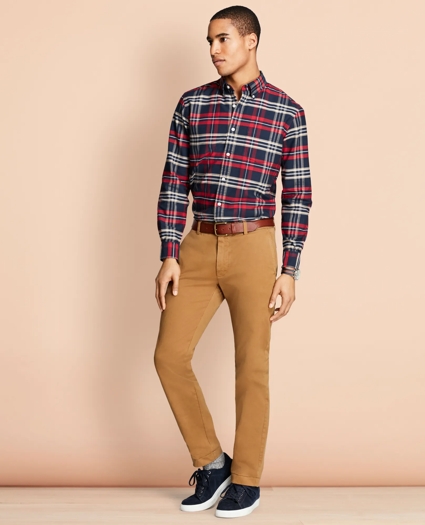 Garment-Dyed Stretch Chinos, image 2